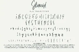 Saturniid - Beautiful Handwritten Font