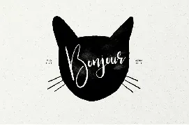 Little Kittens Brush Calligraphy Font