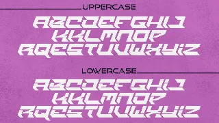 Nighty Racer - Futuristic Racing Font