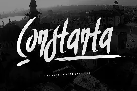 Constanta Brush Font Swashes