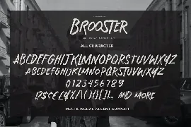 Brooster - Hand Drawn Marker Font