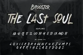 Brooster - Hand Drawn Marker Font