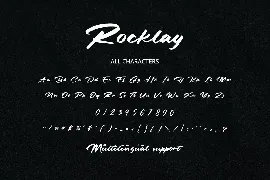 Rocklay Script Font