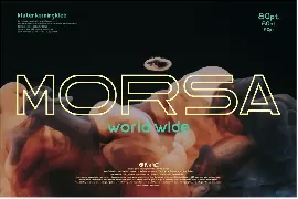 Morsa - Space font