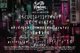 Bastille Members - Cool Brusher Font With Swash