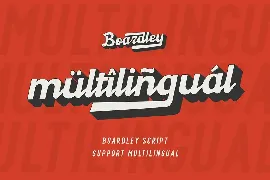 Boardley Script - Layered Font