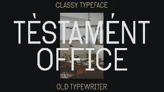 Tensile - Classic Typewriter font