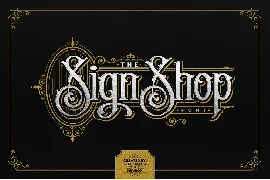 The Sign Shop font