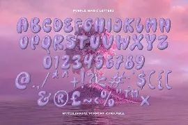 Purple Magic - 3D SVG Font