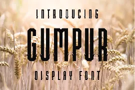 Gumpur Font