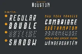 Houston Italic Font Family