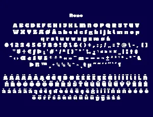 Rono font