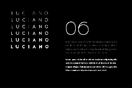 Luciano Display Typeface font