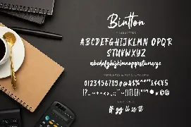 BIntton - Brush Script font