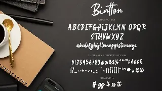 BIntton - Brush Script font