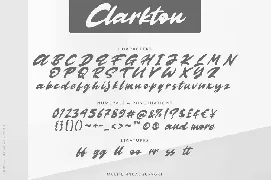 Clarkton - Bold Script Font