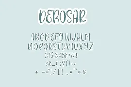 Debosar Font