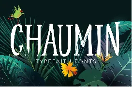 Chaumin Handcrafted Font