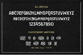 Bargers Distressed font