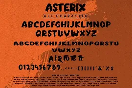 Asterix - Comic Display Font