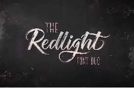 THE REDLIGHT - Brush Font