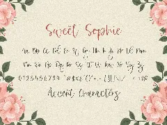 Sweet Sophie Script Font