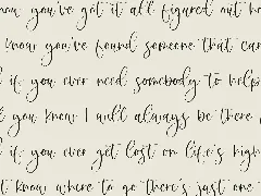 Sweet Sophie Script Font