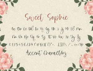 Sweet Sophie Script Font