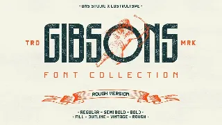 Gibsons Rough font