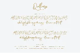 Qulliness Signature Font