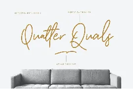 Qulliness Signature Font