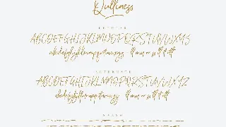 Qulliness Signature Font