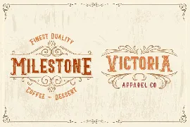 Blacktail - Layered Vintage Font