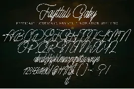 Fayttuli Gaby font