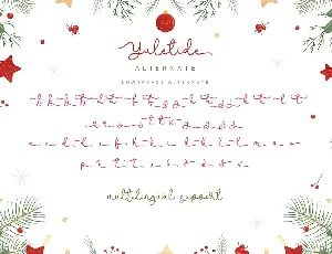 Yuletide font