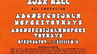 AjaxWall - Graffiti Font