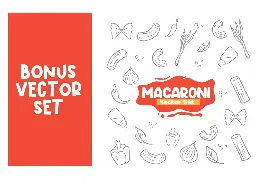 Macaroni Flavor font