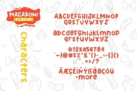 Macaroni Flavor font