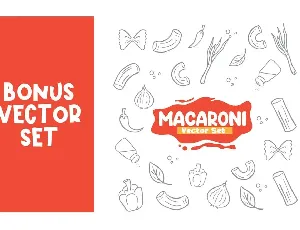 Macaroni Flavor font