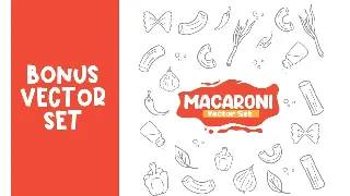 Macaroni Flavor font