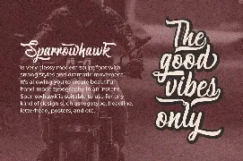 Sparrowhawk font