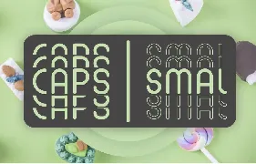 Mint Round - Stacked - Mirrored Font