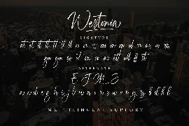 Westonia font