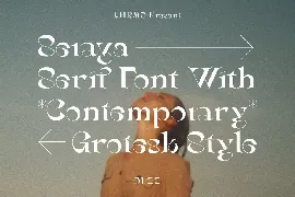 Seraya - Modern Serif Font