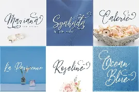 Fleur Bleue - Beautiful Romantic Font