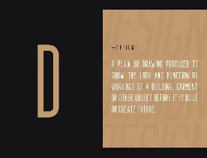 Bondie - Condensed Sans Serif Font