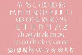 Roseblue font