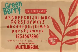 AN Green Berry - Unique Playful Font