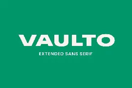 Vaulto - Extended Bold Sans Serif font