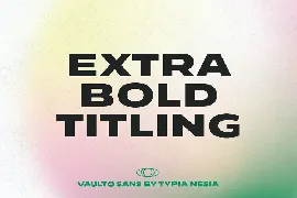 Vaulto - Extended Bold Sans Serif font